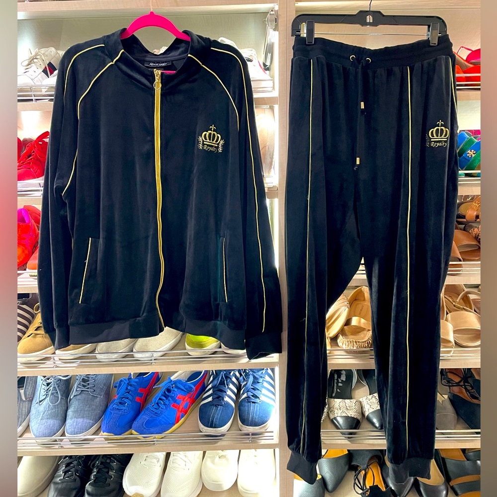 Velour Track Suit
